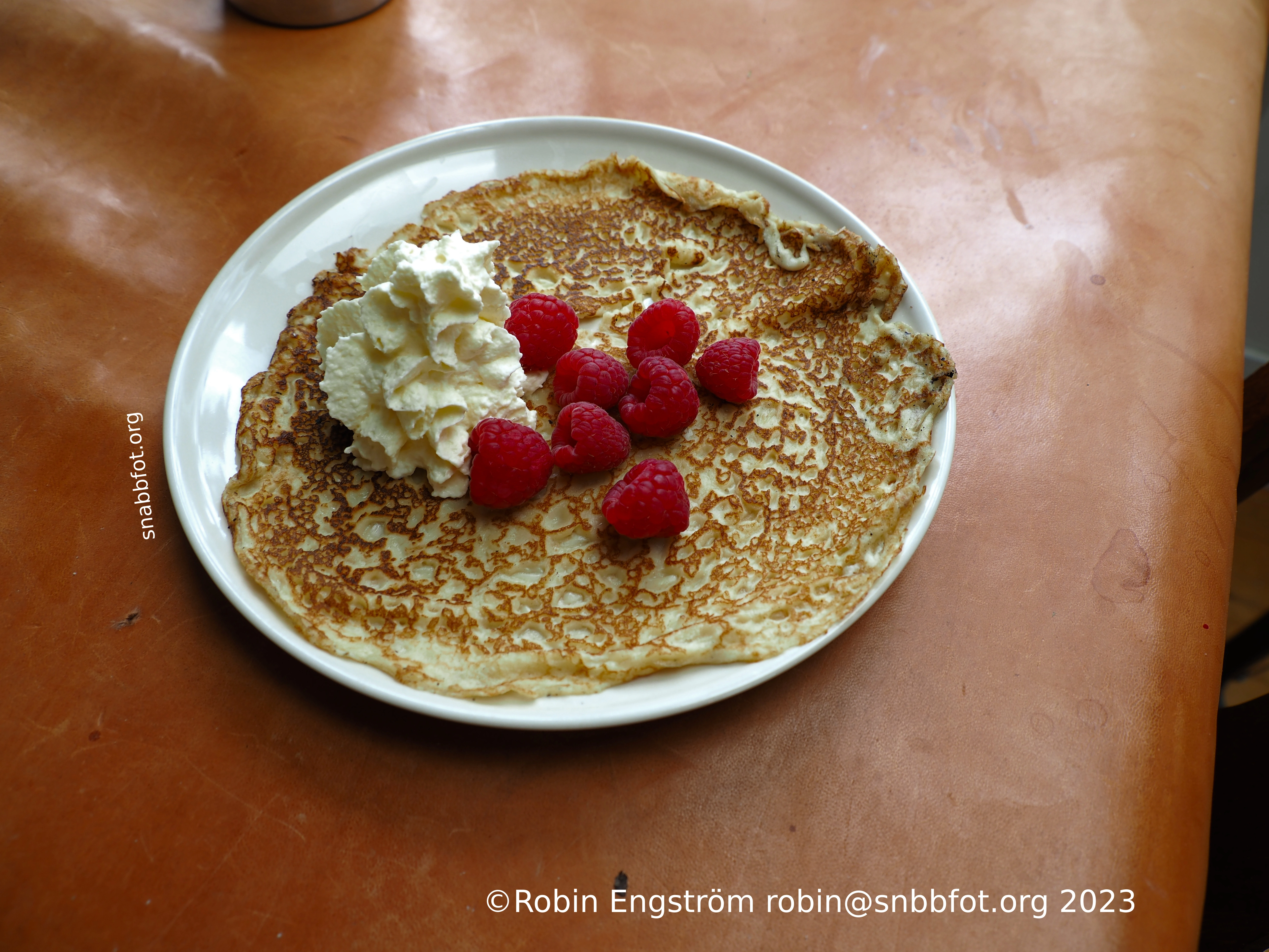 Pannkakor på ett halft dussin ägg