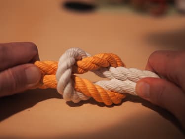 Bild på en Gör knopar