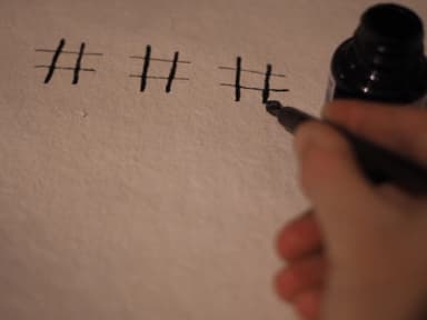 Bild på en Skriv chiffer