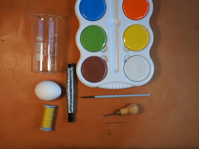 Allt du behöver för att göra ett påskägg