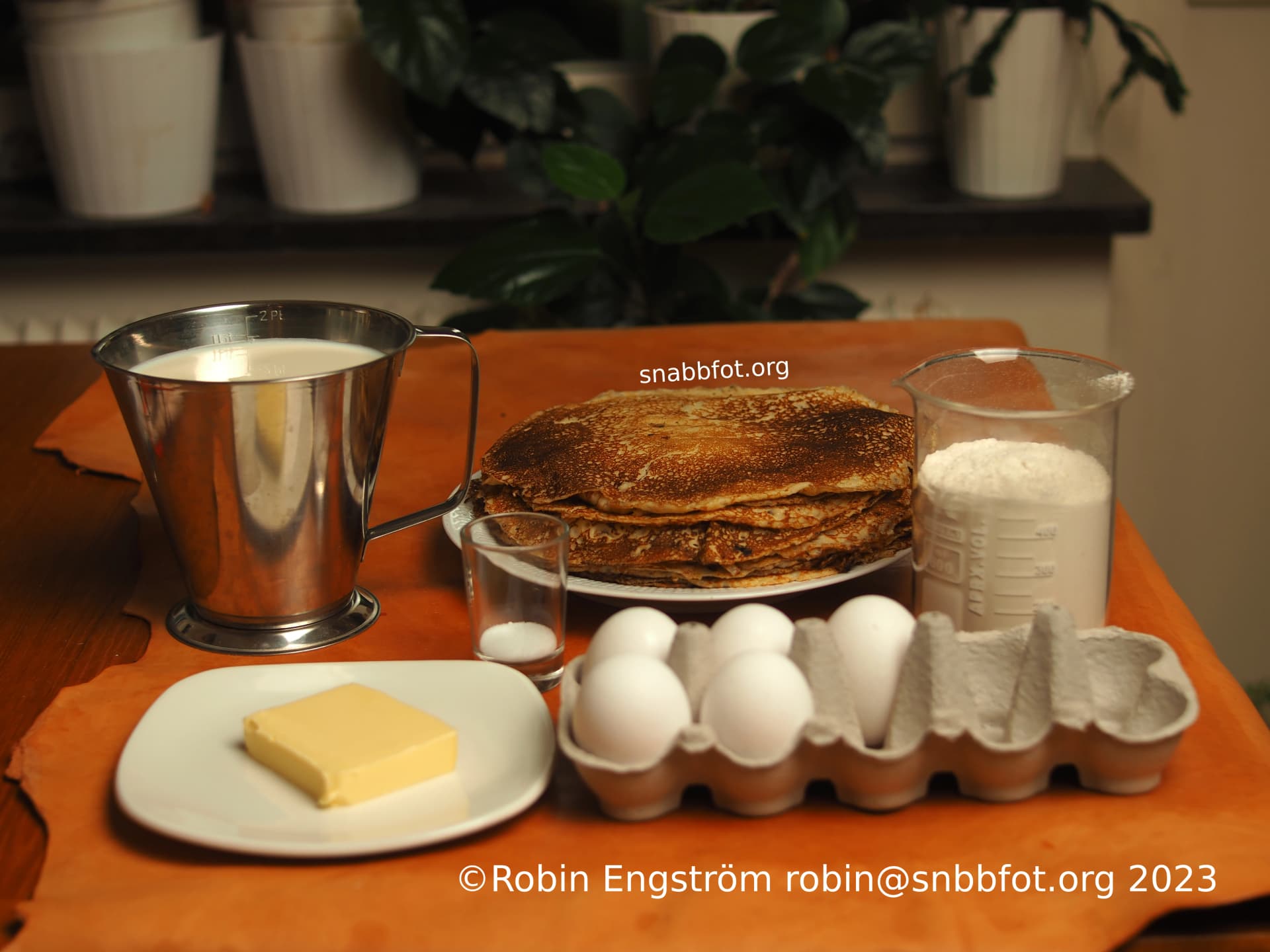 Pannkakor för fem