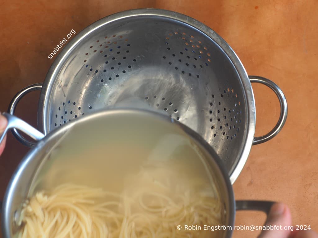 Sila av pasta